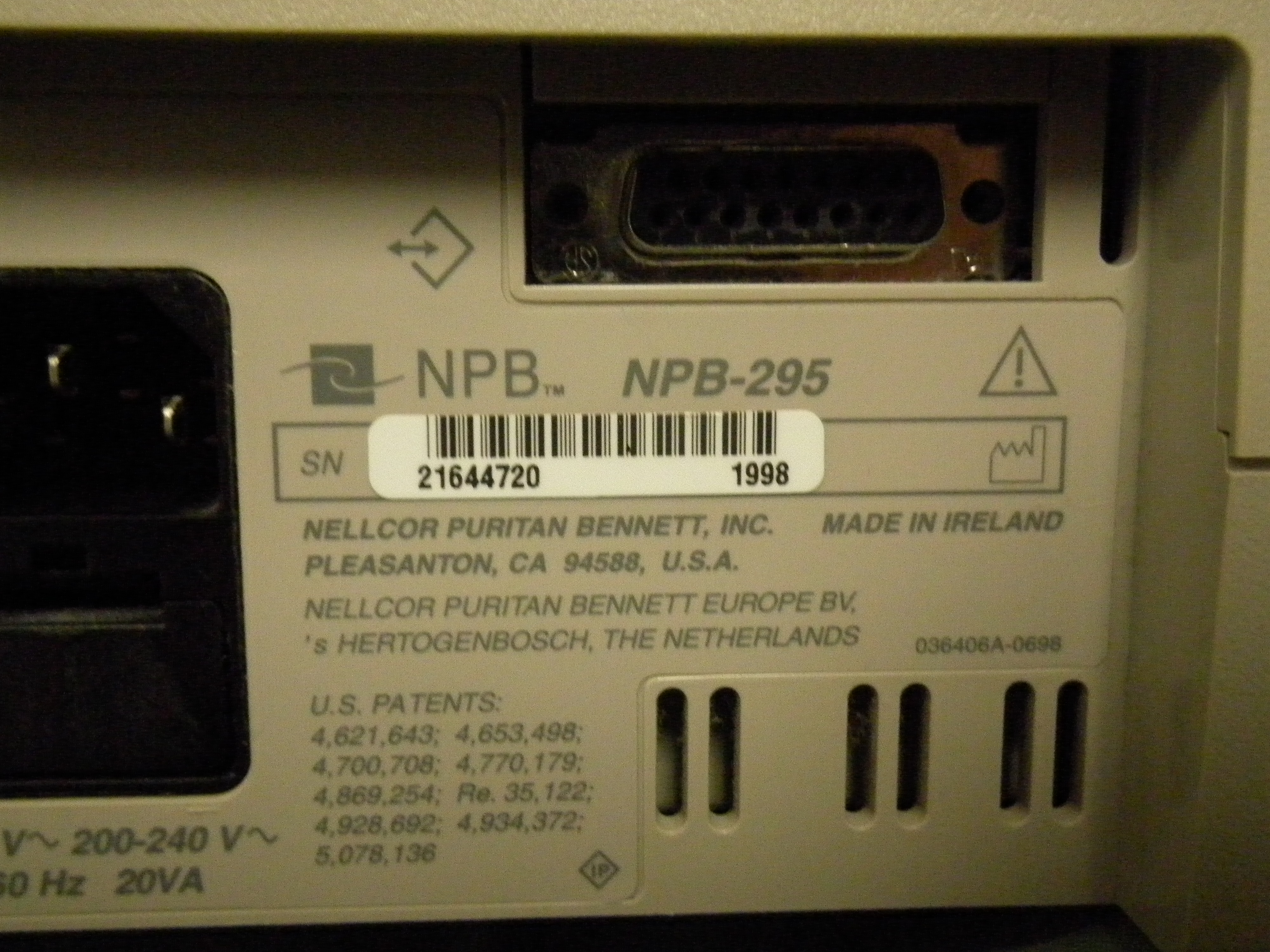 Nellcor NPB-295