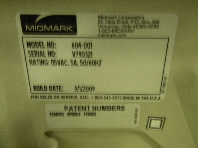 Midmark 604-001