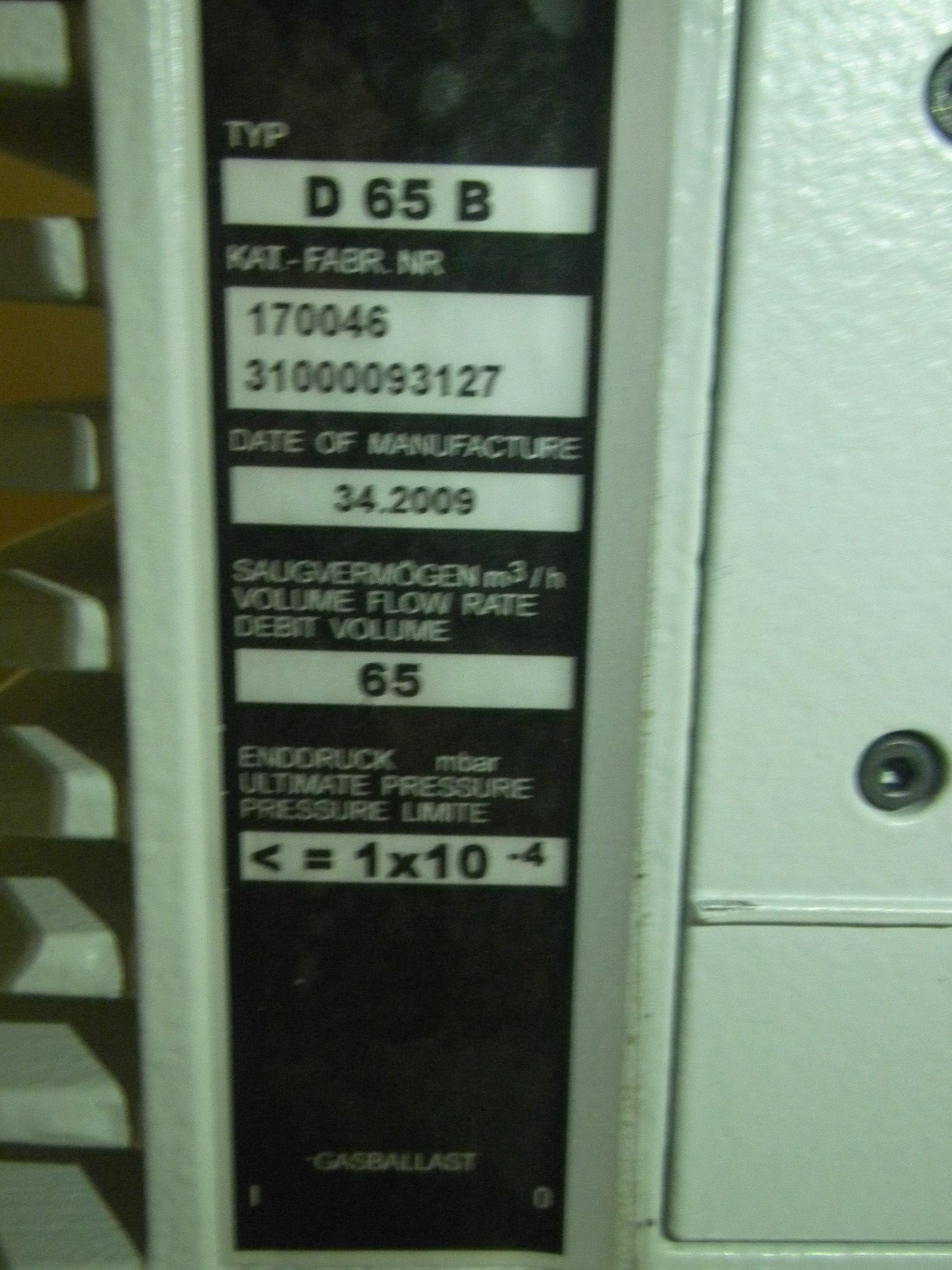 Oerlikon Leybold Trivac